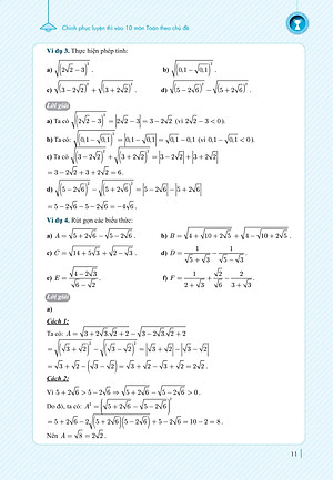 Sách Chinh Phục Luyện Thi Vào 10 Môn Toán Theo Chủ Đề