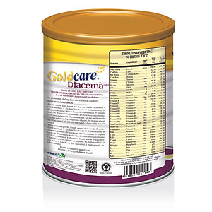 Sữa Bột Wincofood Goldcare Diacerna 850g: dinh dưỡng đặc biệt dành cho người đái tháo đường và tiền đái tháo đường giúp ổn định đường huyết.