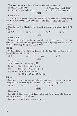 Tuyển Tập Các Bài Toán Hay Và Khó 6 (Tái Bản 2020)