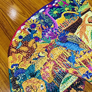 Bộ tranh xếp hình ghép hình puzzle Mideer 280 mảnh ghép 04 chủ đề - Thế giới khủng long - Vỏ sò cá heo - Voi khổng lồ và Tê giác