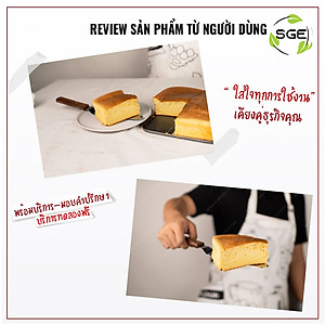 Dao Chà Láng Bánh/ Dao Lấy Bánh, Xẻng Phết Bánh Kem Spatula Model BS. Có 4 Kích Thước, Chất Liệu Inox Cao Cấp, Tay Cầm Gỗ, Siêu Nhẹ. Hàng Nhập Khẩu Chính Hãng Thái Lan
