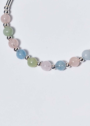 Vòng tay bạc đá Beryl đa sắc - Ngọc Quý Gemstones