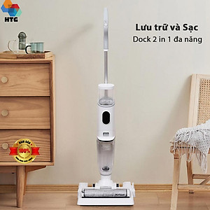 Máy hút bụi lau nhà airbot iClean Pro tích hợp tự động giặt Dẻ, 3 công việc trong 1, hút và lau chuyên sâu, hàng chính hãng
