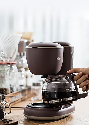 Máy Pha Cà Phê BEAR KFJ-A06Q1 Kiêm Pha Trà Công Suất 550 W - Hàng Nhập Khẩu