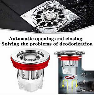 Lõi thoát sàn KG28 đa năng ngăn mùi lọc rác ngăn tắc nghẽn cống, chống trào ngược, không cản trở dòng chảy, kt 3.3cm đến 4.2cm- Hàng chính hãng