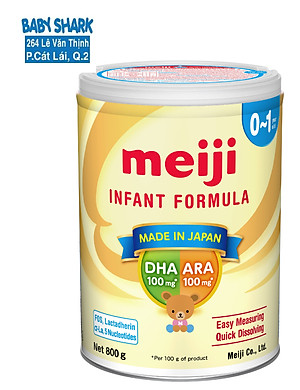 Sữa Meiji Nhập Khẩu Số 0 (0-1) lon 800g