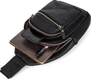 Túi Đeo Chéo Nam Da Bò Sunpolo STU103