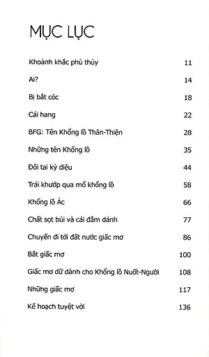 Sách BFG - Người Khổng Lồ Thân Thiện (Tái Bản 2021)