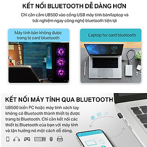 Bộ chuyển đổi Bluetooth TP-Link UB500 USB Nano Bluetooth 5.0, Hỗ trợ Windows 11/10/8.1/7, hàng chính hãng
