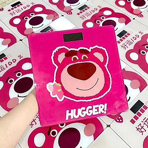 Cân Sức Khỏe  gia đình , hình gấu dâu , cân điện tử có đèn Led ,    là sản phẩm rất cần thiết cho mọi gia đình 