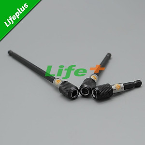 Thanh kéo dài lục giác thay nhanh đầu khía đen