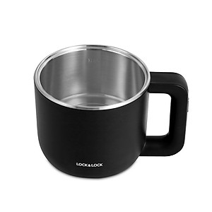 Nồi Điện Đa Năng Lock&Lock EJP116BLK 0.8 Lít Dùng Nấu Mì, Nấu Lẩu - Hàng Chính Hãng Tặng Kèm Khay Hấp Trứng Và Combo Ống Hút + Cọ Rửa