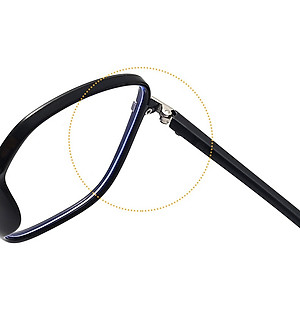 Gọng Kính Giả Cận Nam Nữ Tròng Chống Ánh Sáng Xanh Thời Trang Hàn Quốc VINIEL VINIEL ABL6L + Tặng 8 miếng đệm mũi chống trượt - Hàng Chính Hãng