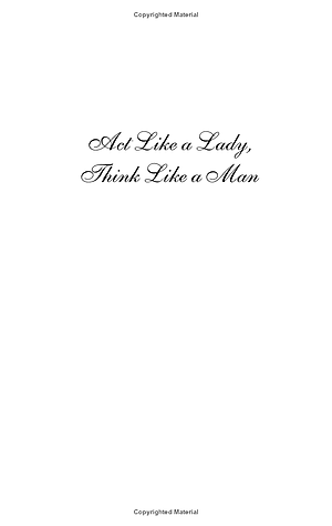 Sách Act Like A Lady, Think Like A Man