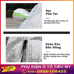 Bạt Phủ Xe Ô Tô Toyota Vios, Altis, Camry, Fortuner, Innova, Yaris, Rush, Hilux, Wigo, Land Cruiser