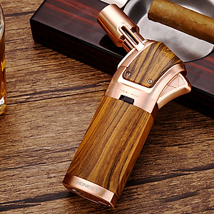 Vỏ Hộp Quẹt Bật Lửa Gas Honest BCH-538 Khò Mỏ Vịt 1 Tia Kèm Đục, Có Nút Chình To/Nhỏ Lửa - Nhiều Màu