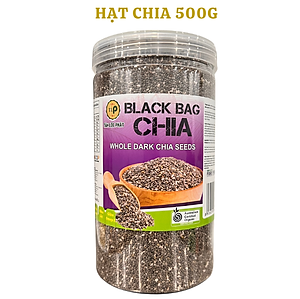 Hạt Chia Úc TLP.100% Organic Ăn Kiêng Giảm Cân Hạt Chuẩn Sạch Đều Đẹp (Hũ 500g)