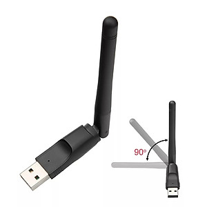 USB Thu Wifi Chuẩn N Tốc Độ Cao 150Mbps Tăng Khả Phạm Vi Thu Phát Sóng Wifi Cho Máy Tính Xách Tay, Máy Tính Để Bàn, Thiết Bị Thu Nhận Ngoại Vi - Hàng nhập khẩu