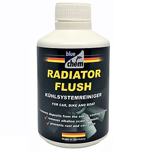 Bộ 2 dung dịch xúc rửa két nước 33326E và nước làm mát pha sẵn 1L 32046E cao cấp Bluechem - 33326E_32046E