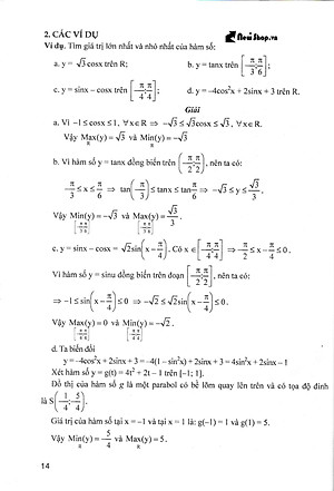 Sách Kĩ Thuật Giải Nhanh Bài Toán Hay Và Khó Đại Số Giải Tích 11