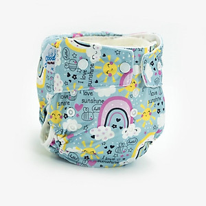 Bỉm Vải Cho Bé, Quần Tã Vải Cao Cấp Goodmama Chống Tràn Chống Hăm Cho Bé Size M,L