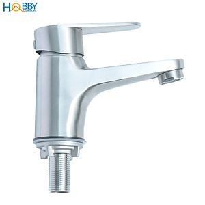 Vòi lavabo lạnh cho chậu rửa mặt inox 304 có dây Hobby Home Decor LBL1