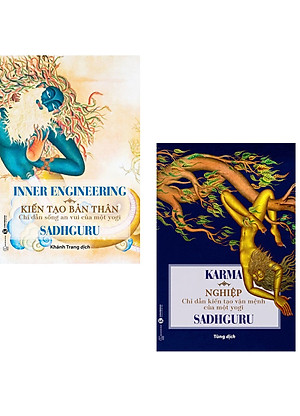 Combo Inner Engineering - Kiến Tạo Bản Thân: Chỉ Dẫn Sống An Vui Của Một Yogi + Karma - Nghiệp: Chỉ Dẫn Kiến Tạo Vận Mệnh Của Một Yogi (Bộ 2 Cuốn) _THA