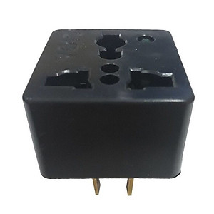 Phích ổ cắm đa năng LiOA chuyển 3 chân thành 2 chân 15A/220V Chân Tròn/Dẹt - Ổ điện chuyển đổi từ 3 chấu sang 2 chấu 