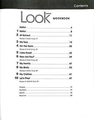 Look Starter: Workbook With Online Practice