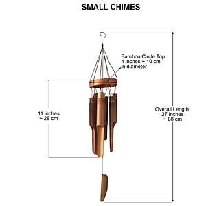 Chuông Gió Tre Phong Thủy Trang Trí Nhà Cửa - Đơn Giản, Bền Đẹp, Thân Thiện Môi Trường, Âm Thanh Vang Nhẹ Nhàng Thư Giãn