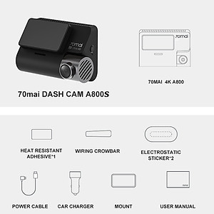 Camera Hành Trình Trước Ô Tô Xiaomi 70mai A800S - Phiên Bản Quốc Tế - HÀNG NHẬP KHẨU