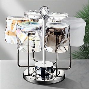 Giá Úp Cốc Đẹp Để Bàn, Giá Để Cốc Chén Inox Cao Cấp Chính Hãng MINIIN Xoay 360 Độ Sang Chảnh Và Tiện Dụng