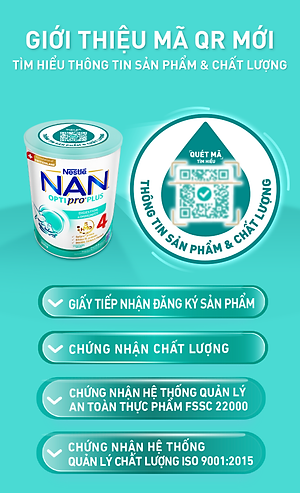 [Tặng Đồ chơi toán học cân bằng] Bộ 2 lon Sữa bột Nestlé NAN OPTIPRO PLUS 4 800g/lon với 5HMO Giúp tiêu hóa tốt + Tăng cường đề kháng - Bé 2-6 tuổi