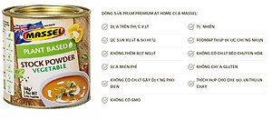 Hạt nêm rau củ Massel Úc 100% từ rau củ thảo mộc bảo vệ sức khỏe, dành cho ăn chay, ăn mặn, ăn kiêng và cho bé ăn dặm - QuaTangMe Extaste