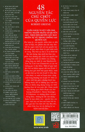 48 Nguyên Tắc Chủ Chốt Của Quyền Lực (Tái bản 2023)