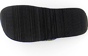 Dép chiếu Hương Quế DCQ-50 làm từ lụa tơ tằm - vải cotton - lớp đế cao su xốp cho đôi chân thơm - mát và khô thoáng - Xanh