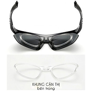 Mắt Kính Xe Đạp Thể Thao Phân Cực Chống Ánh Nắng (5 Mắt Kính) Chống Tia UV Cực Tím Ánh Nắng UV400 (Kèm hộp và phụ kiện, gọng phụ cho kính cận) Đạp Xe, Thể Thao Ngoài Trời, Câu Cá Mai Lee