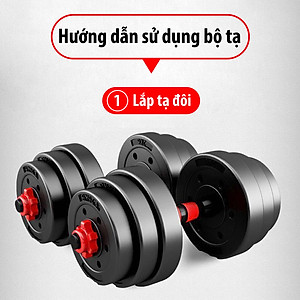 Tạ đôi, Tạ tay (Chọn Lực Nặng Của Tạ 20kg ,30kg, 40kg Tùy chọn) tập tay đẩy kết hợp, tạ nam nữ tập gym tập thon tay Giá tốt Hàng Chuẩn ( hàng nhập khẩu)