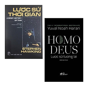 Combo 2 Cuốn Sách Hay Nhất : Homo Deus: Lược Sử Tương Lai + Lược Sử Thời Gian (Tái Bản 2020)