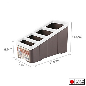 Khay đựng điều khiển/ remote, làm từ nhựa PP cao cấp, bền đẹp, có khả năng chịu nhiệt cao, dễ dàng vệ sinh sau khi sử dụng - nội địa Nhật Bản