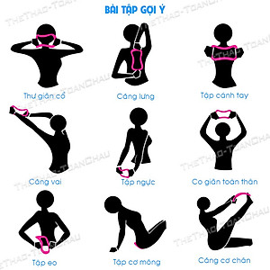 Vòng tập Yoga Pilates Myring chất liệu nhựa ABS cao cấp hỗ trợ tập Yoga và Masage đa năng 