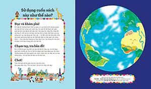 Sách Atlas Thế Giới – Tập Bản Đồ Tương Tác: Ngắm Lục Địa – Chạm Núi Sông – Nhớ Địa Danh