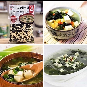 Canh Miso rong biển đậu hũ khô Nagaya Nhật Bản 100g