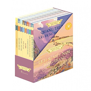 Combo Lịch sử Việt Nam bằng tranh (bản màu, bìa cứng) - Hộp 8 cuốn