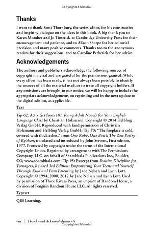 Herbert Puchta's 101 Tips For Teaching Teenagers - Pocket Editions - Cambridge Handbooks For Language Teachers Pocket Editions