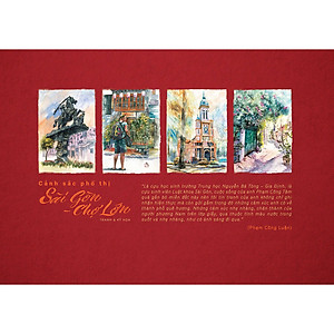 Sách Cảnh Sắc Phố Thị Sài Gòn - Chợ Lớn (Tranh & Ký Họa)(Bìa Cứng - Tái Bản)