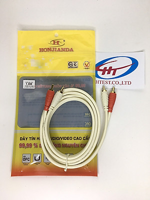 dây av 2 đầu bông sen , đồng nguyên chất , Hàng Chính Hãng.