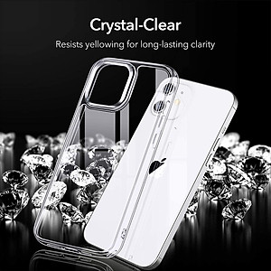 Ốp Lưng Cho iPhone 12 Mini / 12 & 12 Pro / 12 Pro Max ESR Echo Tempered Glass Hard Case (Mặt Lưng Kính Cường Lực) - Hàng Nhập Khẩu