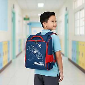 Balo học sinh chống gù Xbags Universe – Balo tiểu học siêu nhẹ thiết kế hiện đại cao cấp chính hãng XB3102