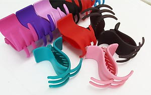 KẸP GẤP TÓC 5 RĂNG NHÁM NHIỀU MÀU GIAO MÀU NGẪU NHIÊN